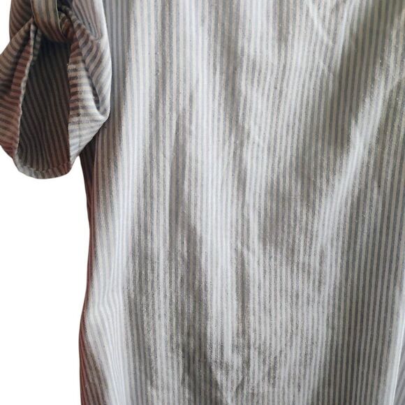 Judith March Blue and White Dolman Sleeve Dress - Picture 4 of 14